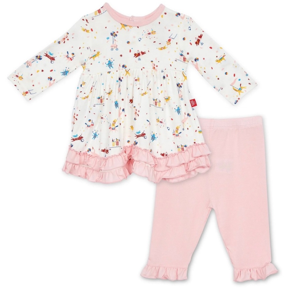 Magnetic Me Pink Carnivale Ruffle Set 12-18 months